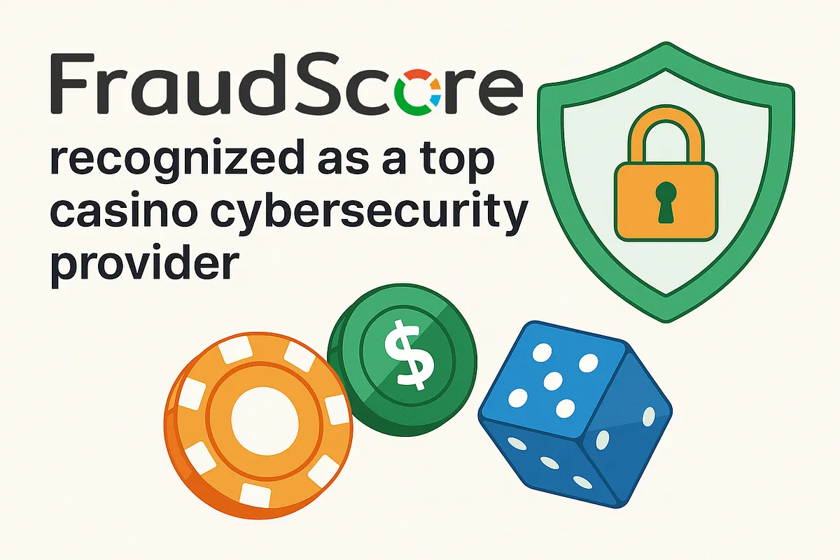 FraudScore ranks among the top cybersecurity providers for Casinos and Betting